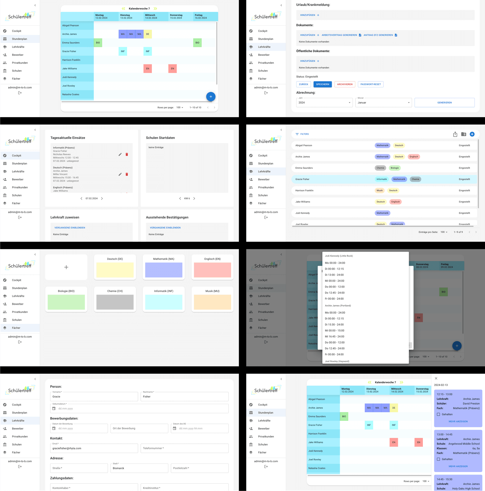 ERP SaaS System - Schuelertreff